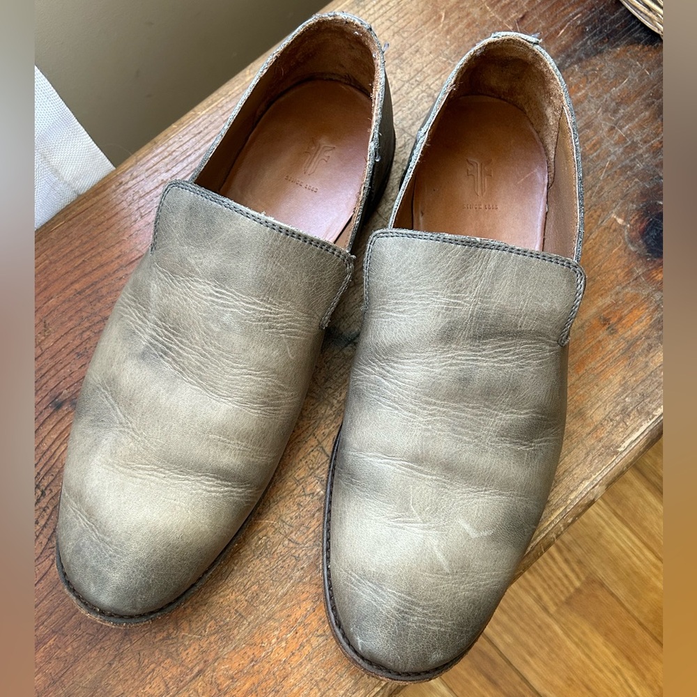 Frye Chris Venetian Slip on Flat Loafer Shoes Mens Size 8D